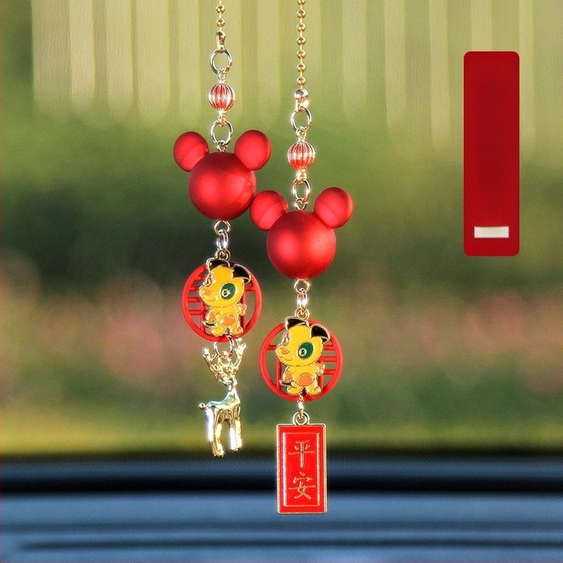 Fun pioneer автомобилна висулка от сплав, стил китайска традиция, персонализирана за вътрешна декорация на колата.