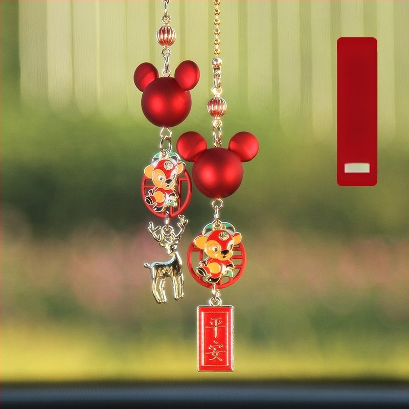 Fun pioneer автомобилна висулка от сплав, стил китайска традиция, персонализирана за вътрешна декорация на колата.