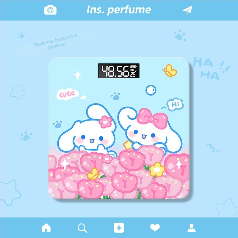 Електронна везна, карикатурен стил, батерийно захранване, максимален капацитет 180 кг