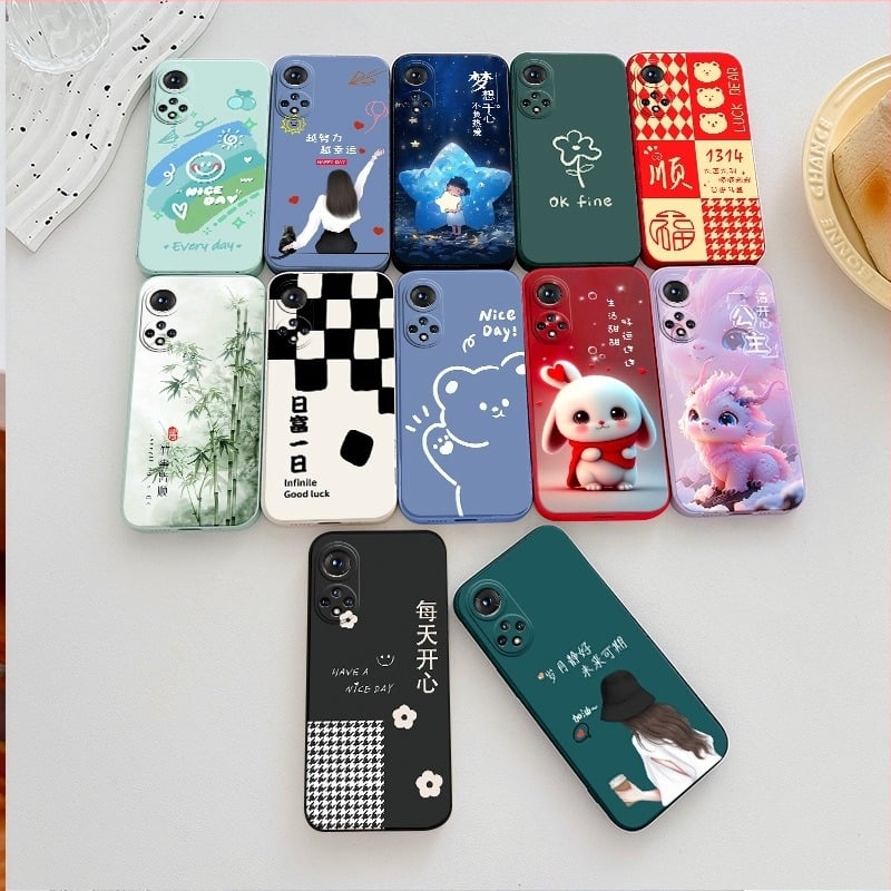 Калъф за телефон за Honor 50 NTH-AN00 – карикатурен стил, мек силикон, мътен финиш, защита от падане