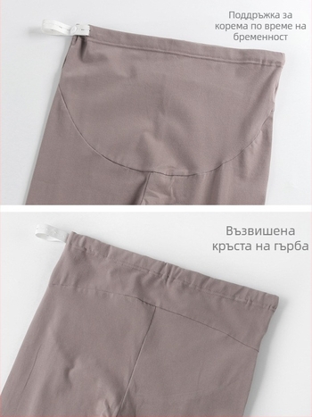 Комплект майчин термално облекло за есен и зима, чист памук, след раждането, за кърмене, пижама за жени, голям размер