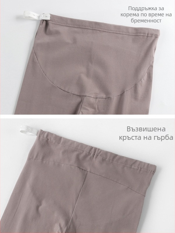 Комплект майчин термално облекло за есен и зима, чист памук, след раждането, за кърмене, пижама за жени, голям размер