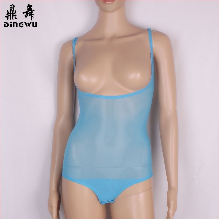 Топ Belly dance - прозрачен мрежест плат, основна материя найлон 70–80%, стил жилетка‑една част, за тренировъчно облекло