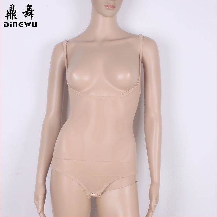 Топ Belly dance - прозрачен мрежест плат, основна материя найлон 70–80%, стил жилетка‑една част, за тренировъчно облекло