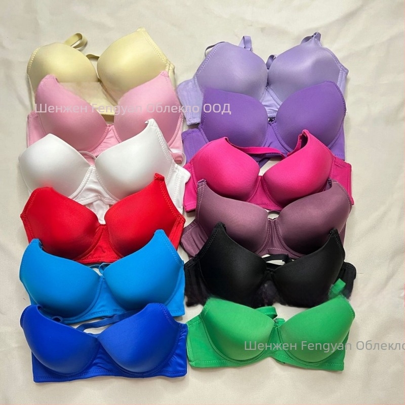 Бюстгальтер за Belly Dance с 3/4 чашка, тънка формована чашка, свалящи се двойни презрамки, двойни катарами на гърба, нейлонов външен плат с памучна подплата