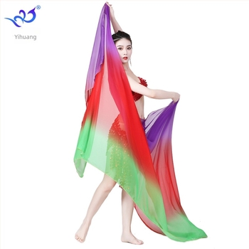 Шифонен шал за Belly Dance - Полиестерова материя, Неутрален пол, Приложения: Belly Dance, Opening Dance, Indian Dance, Xinjiang Dance (Spring 2023)