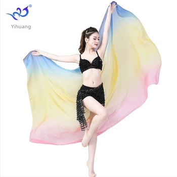 Шифонен шал за Belly Dance - Полиестерова материя, Неутрален пол, Приложения: Belly Dance, Opening Dance, Indian Dance, Xinjiang Dance (Spring 2023)