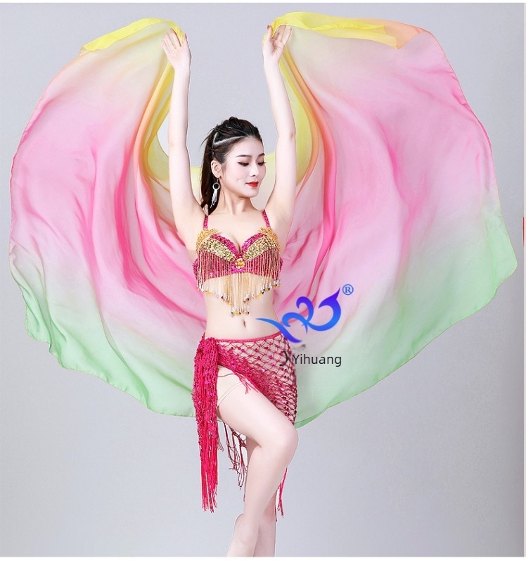 Шифонен шал за Belly Dance - Полиестерова материя, Неутрален пол, Приложения: Belly Dance, Opening Dance, Indian Dance, Xinjiang Dance (Spring 2023)