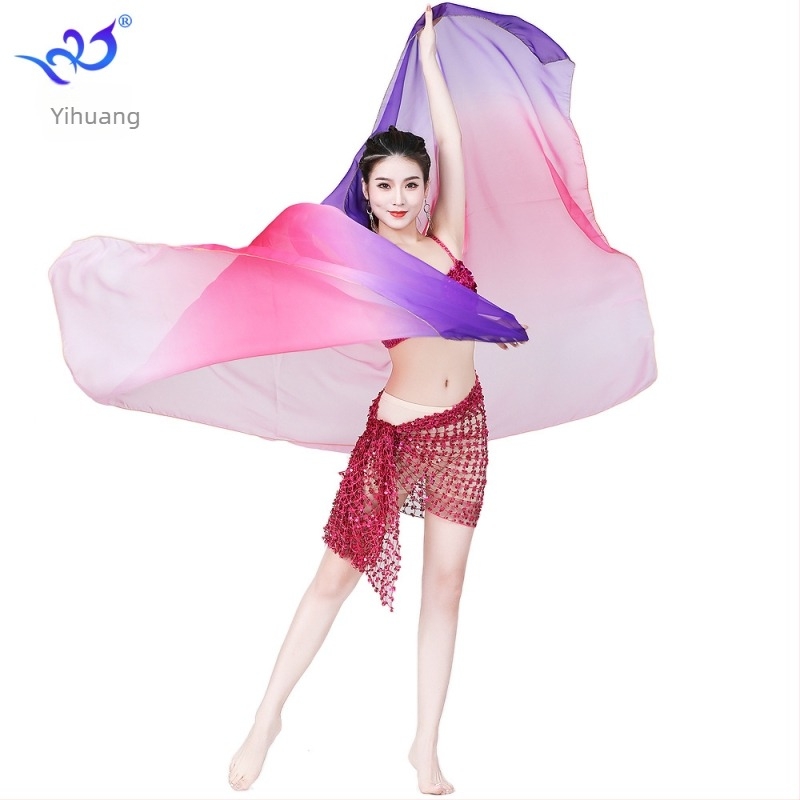 Шифонен шал за Belly Dance - Полиестерова материя, Неутрален пол, Приложения: Belly Dance, Opening Dance, Indian Dance, Xinjiang Dance (Spring 2023)