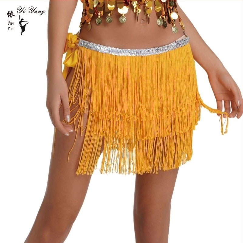 Пояс с ресни за Belly Dance и ханшова лента | Модал + Полиестер, Yiyang | Пролет 2023