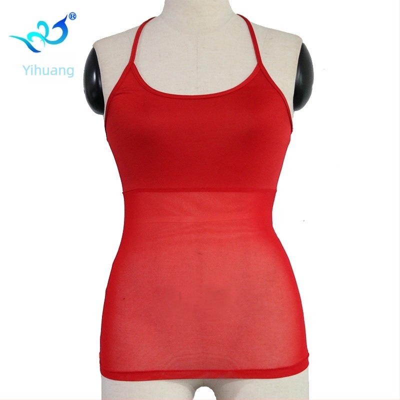 Топ за Belly Dance за жени, мрежеста материя, Milk Silk, 95% полиестер и 5% спандекс, лято 2025