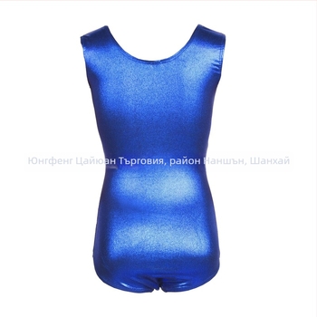 Балетно облекло за момичета с метален блясък, полиестер + еластан, за възраст 3–8 г., пролет и есен