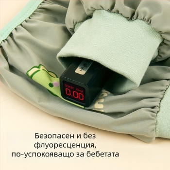 Детски водоустойчиви ръкави за защита на дрехи, карикатурен принт, полиестер, за 1–3 г., унисекс, зима/пролет/есен