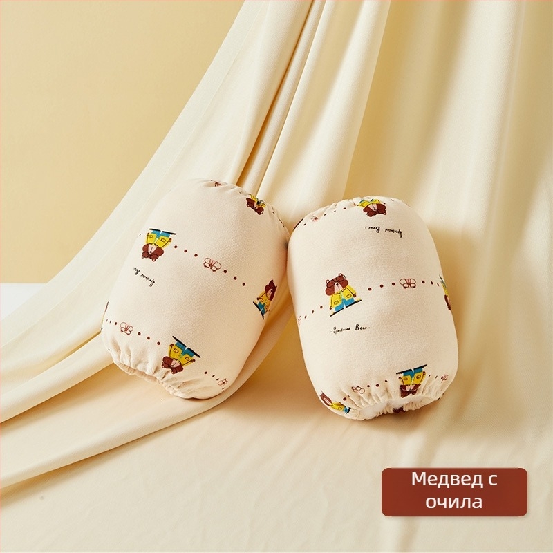 Детски протектор за ръкави от 100% памук, против замърсяване, за есенно-зимния сезон, за деца на възрасти 1–3 и 3–8, карикатурен принт