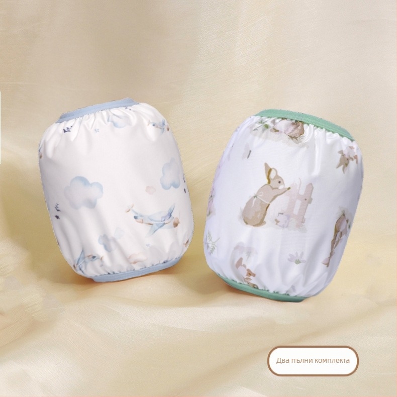 Детски протектор за ръкави – водоустойчив есенно-зимен, за деца на възраст 1–3 г., полиестер, карикатурен принт