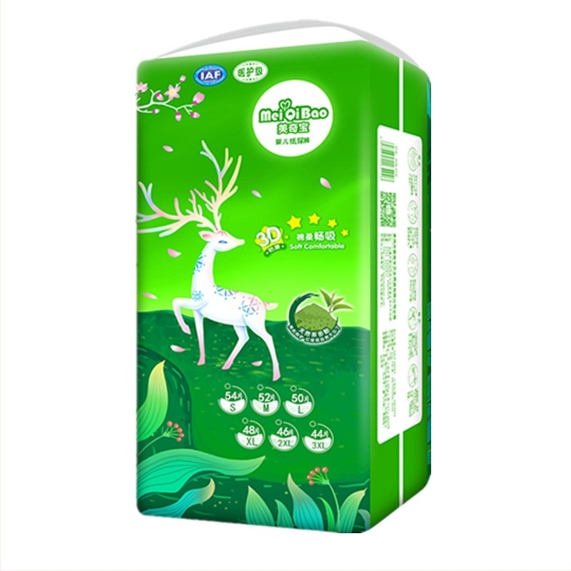 Meiqibao медицински клас All-In-One Lace-Up Pants pull-up пелени за бебета, 5–40 кг, пакет от 6 кутии