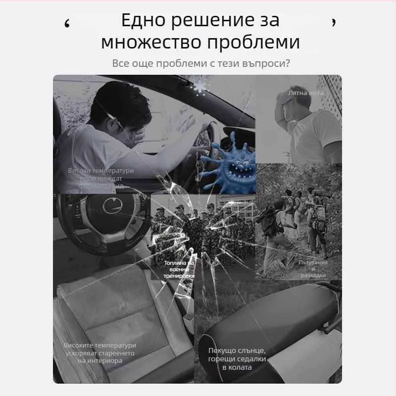 Yi Jie Liang охлаждащ спрей за автомобили, сух лед охладител, спортен антиперспирант, охлаждащо облекло | Бранд: Yi Jie Liang; Основни пазари: Япония, Южна Корея; Лицензиран частен етикет
