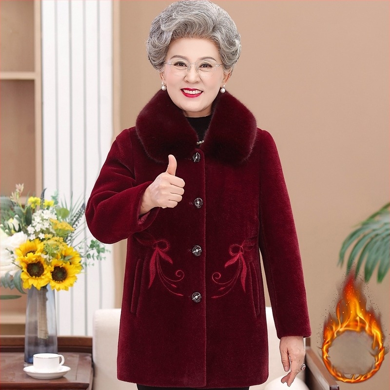 Дамско зимно палто за възрастни — дебело подплатено; Ice Silk полиестер (≥95%); едноредово копчане; едноцветен модел; стандартна дължина 50–65 cm