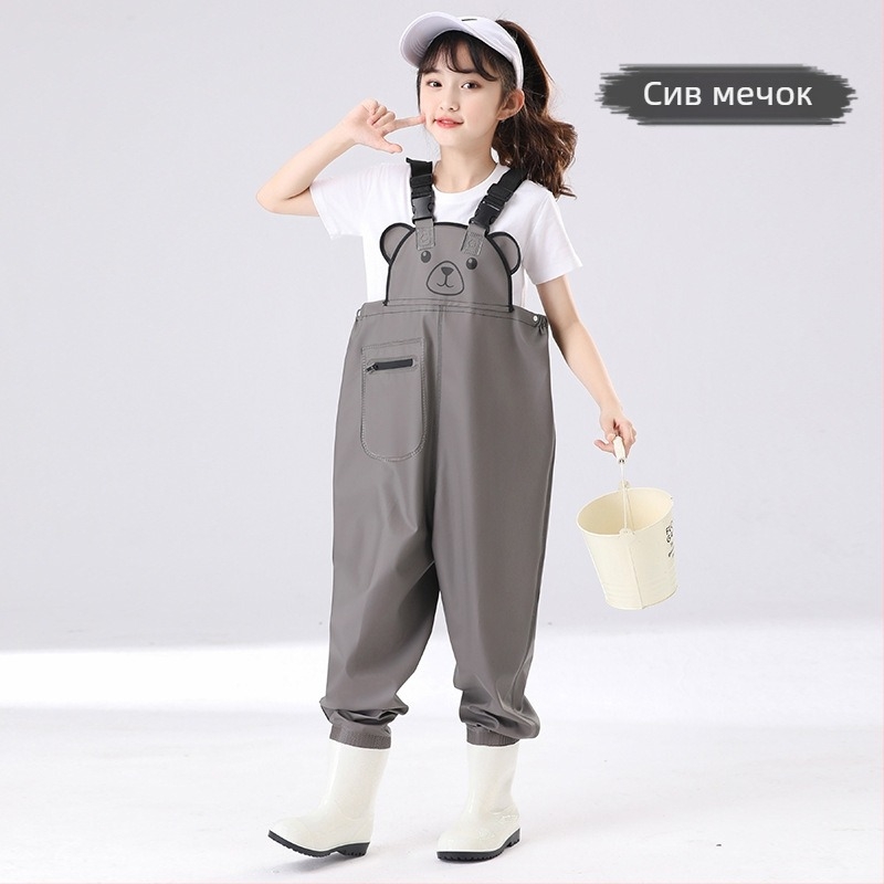 Детски водоустойчив гащеризон за водни забавления – бързосъхнещ, дишащ, ветроустойчив, износоустойчив