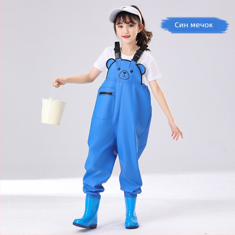 Детски водоустойчив гащеризон за водни забавления – бързосъхнещ, дишащ, ветроустойчив, износоустойчив