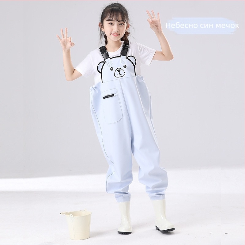 Детски водоустойчив гащеризон за водни забавления – бързосъхнещ, дишащ, ветроустойчив, износоустойчив