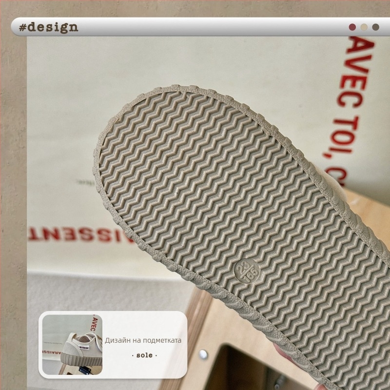 Детски обувки за вътрешно ползване с Velcro, корейски стил, противохлъзване, дишащи платнени, нисък профил (Възраст: 4–12 г | Горна част: платно | Подметка: TPR + пластмаса | Закопчаване: Velcro | Сезон: пролет/есен)