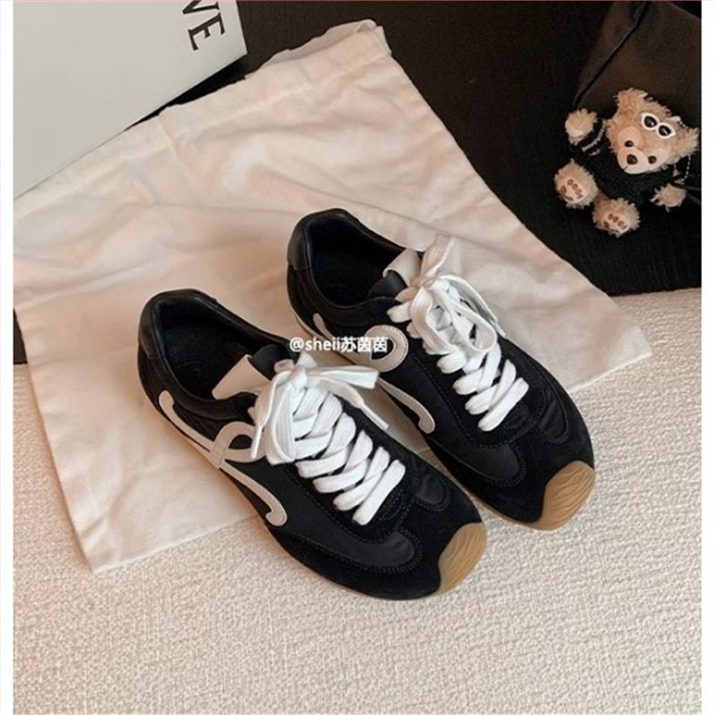 Forrest Gump вдъхновени дамски винтидж кожени обувки с връзки, кръгъл нос, нисък ток 1–3 см, гумена подметка