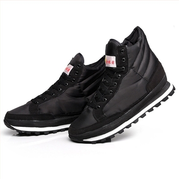 Foot Kai зимни снежни ботуши, дишаща топла подплата, текстилна горна част, балонова подметка, антихлъзгаща външна подметка