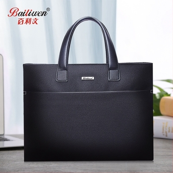 Baili BK8637 делова чанта за документи от Oxford платно, цип, персонализирано лого