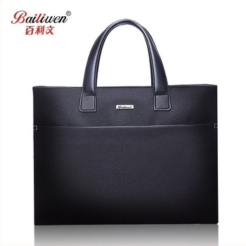 Baili BK8637 делова чанта за документи от Oxford платно, цип, персонализирано лого