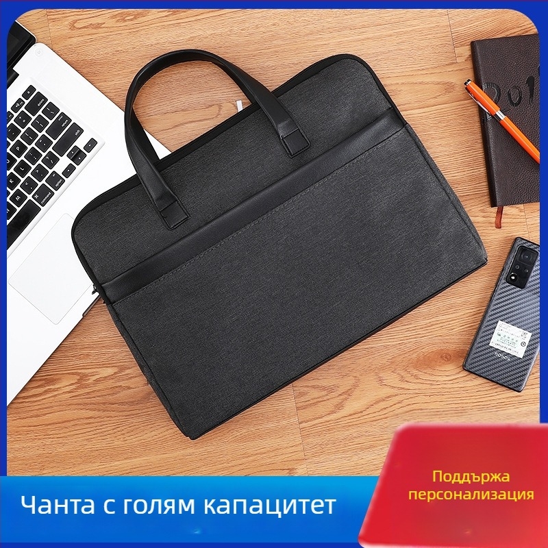 Мъжки делови портфейл Jin Zhengnuo, водоустойчив портфейл от Oxford плат, ивици, стил за делово пътуване, модел 2102