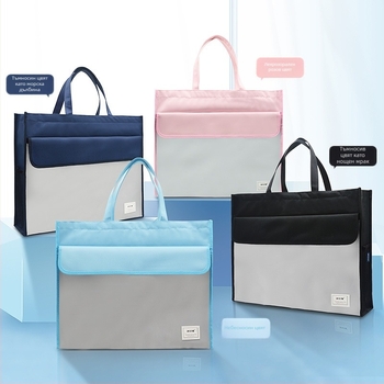 A3 портфейл за документи и рисунки с цип, марка Hong Xing, модел HX-8714, материал Oxford платно