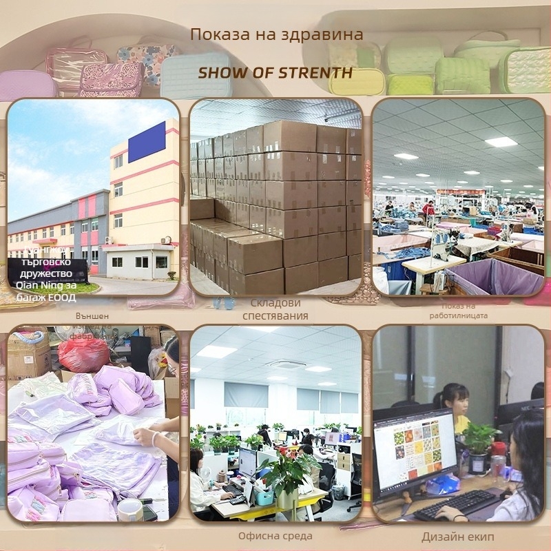 Козметична чанта с райета, полиестер, цип, хоризонтална квадратна форма, вътрешна преграда за документи