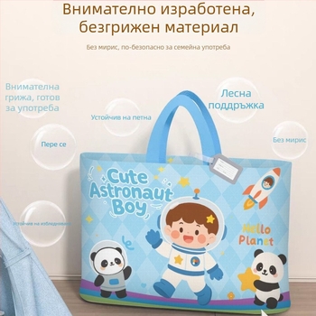 Чанта за съхранение на завивки за детска градина с двупосочен цип – мултифункционална чанта за бебешки дрехи и вещи