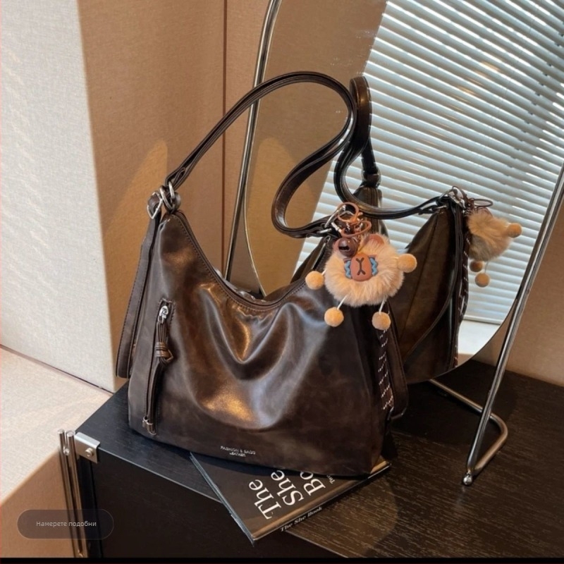 Унисекс Tote чанта от полиестер с PU подплата, за ежедневна употреба, пролет 2024 г.