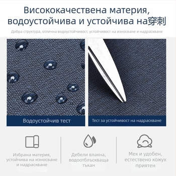 BADENROO PU портфейл с буквена шарка, подплата от полиестер, предназначен за делово пътуване