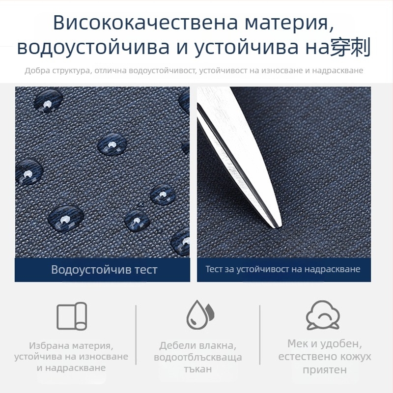 BADENROO PU портфейл с буквена шарка, подплата от полиестер, предназначен за делово пътуване