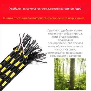 Стягаща лента от латексно полипропиленова нишка, персонализирана обработка, широко приложение