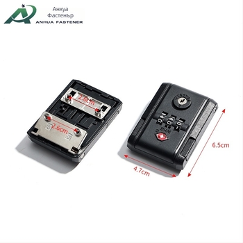 Ключалка за багаж с парола – митническа ключалка за куфари, пластмаса