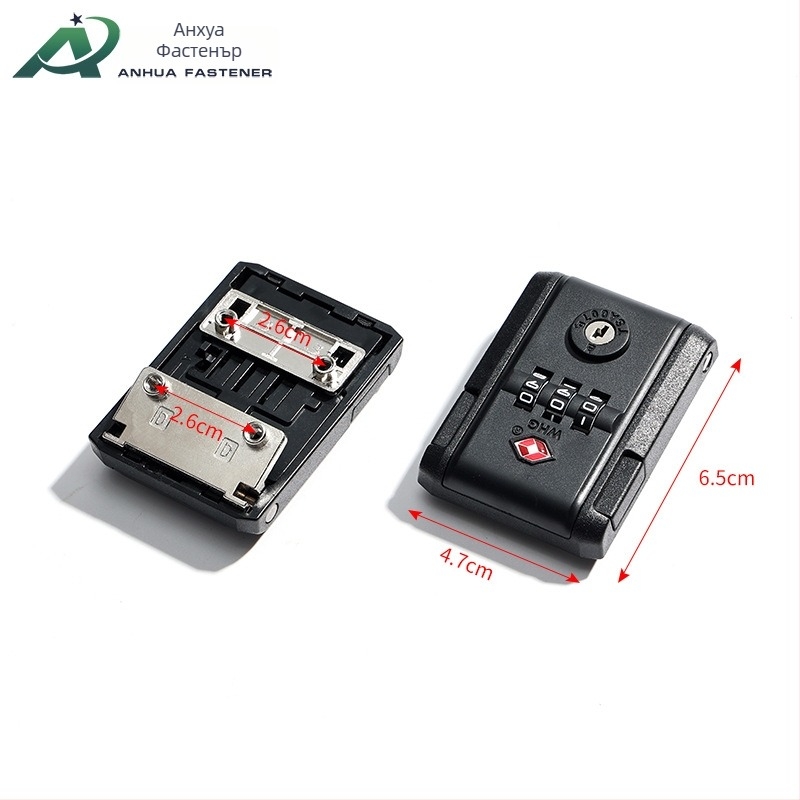 Ключалка за багаж с парола – митническа ключалка за куфари, пластмаса