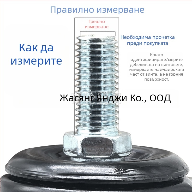Колесо за багаж с въртяща ос, тихо въртене и спирачка, персонализиран размер на винта, материал PP, марка L.w