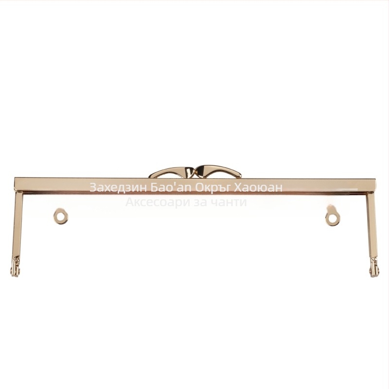 Хардуер за рамка на портфейл за DIY чанти с профили фиштайл глава и кучешка глава; ръчно пробити отвори и винтове (Желязо; Пролет 2023; Аксесоари за чанти)