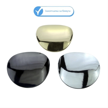 Декоративен обков за чанти с диск дизайн, цинкова сплав, пролет 2024 г., тегло 1 кг