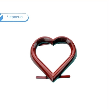 Аксесоари за чанта от метал – сърцевидна декоративна закопчалка – цинкова сплав – пролет 2024 – 1 кг