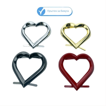 Аксесоари за чанта от метал – сърцевидна декоративна закопчалка – цинкова сплав – пролет 2024 – 1 кг