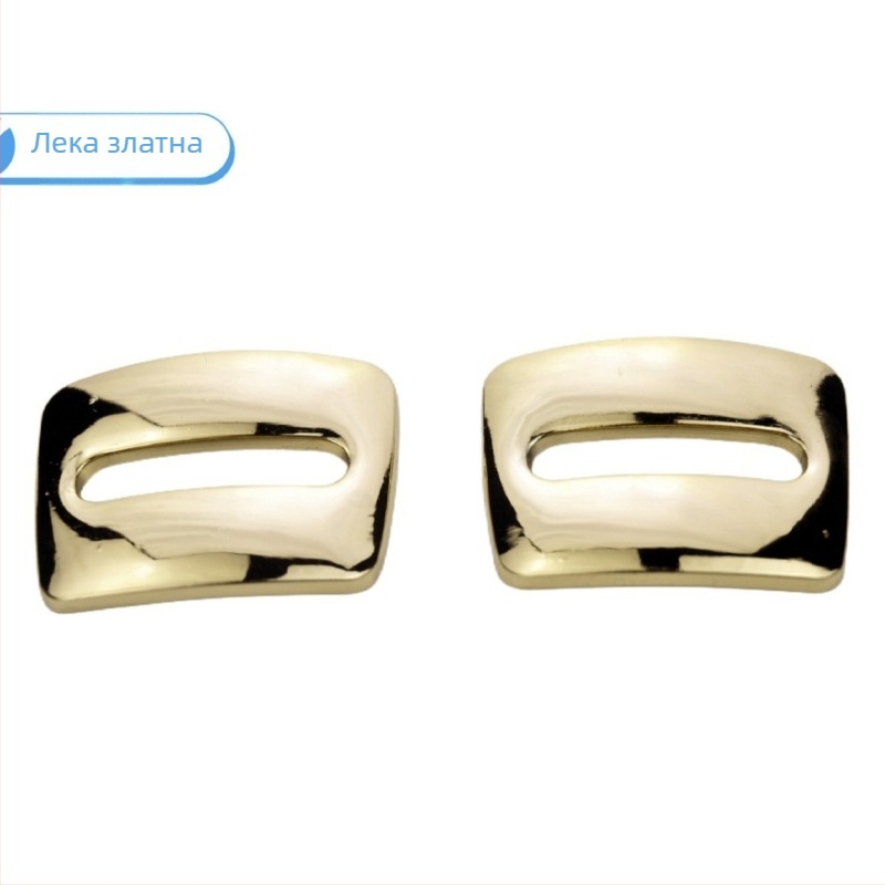 Квадратна декоративна закопчалка за чанти, цинкова сплав, пролет 2024, тегло 1 кг