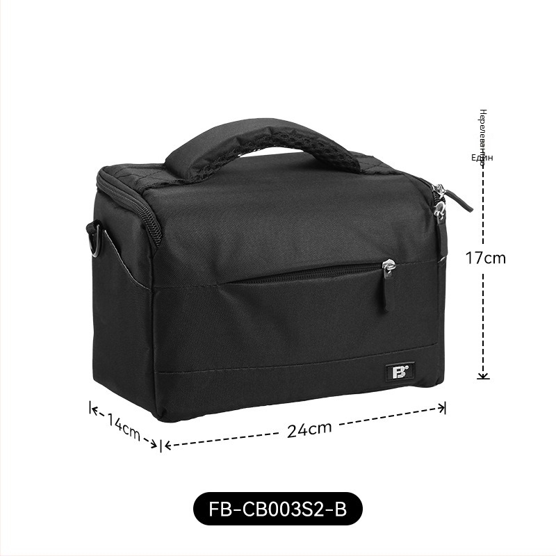 Чанта за камера от найлон за DSLR и безогледални камери, преносима през рамо за снимки на открито, съвместима с Canon, Nikon, Sony и Fuji