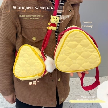 Чанта за SLR камера, памучна, през рамо, за жена, модел 000