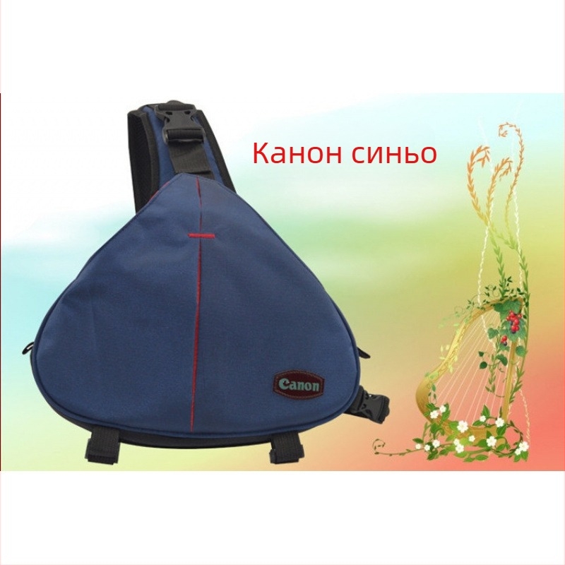 Чанта за SLR камера през рамо, дайвинг материал, водоустойчива, износоустойчива, анти-крадба, полиестерна подплата