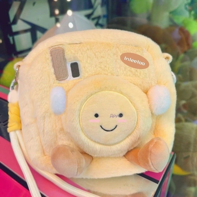 Камера чанта за безогледални камери, PU материал, стил чанта за рамо с извита презрамка, мъжки дизайн